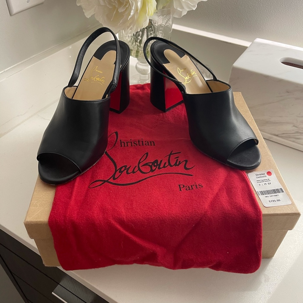 Christian Louboutin Pigasling 85 slingback sandals